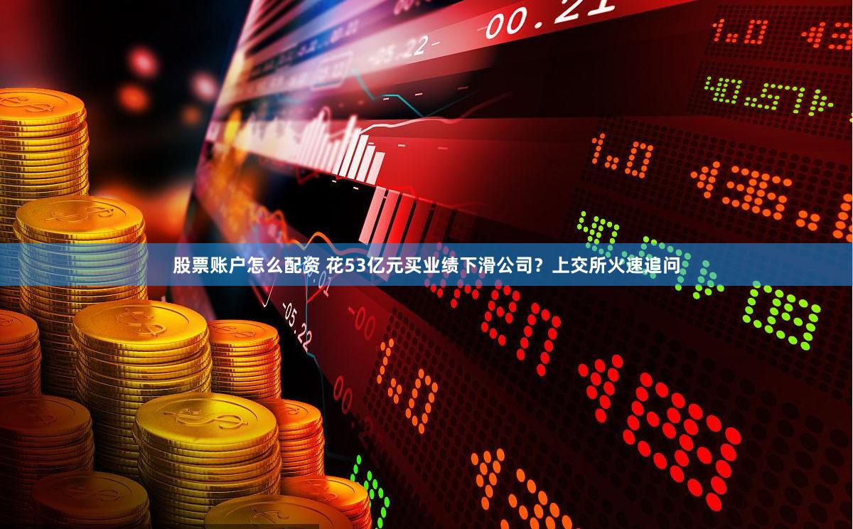 股票账户怎么配资 花53亿元买业绩下滑公司？上交所火速追问