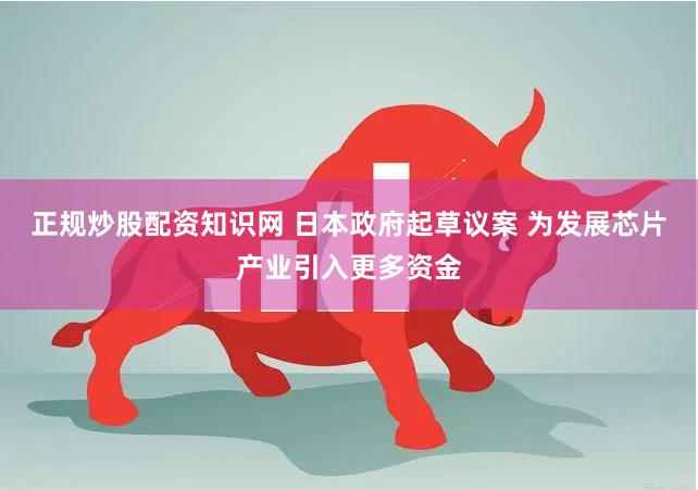 正规炒股配资知识网 日本政府起草议案 为发展芯片产业引入更多资金
